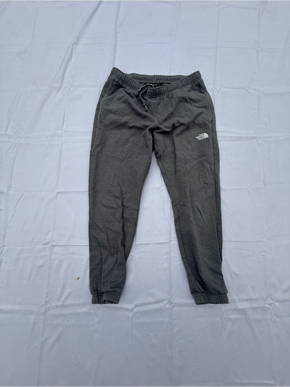 #82 The North Face Men's Charcoal Gray Sweatpants - Casual Joggers- size(L)